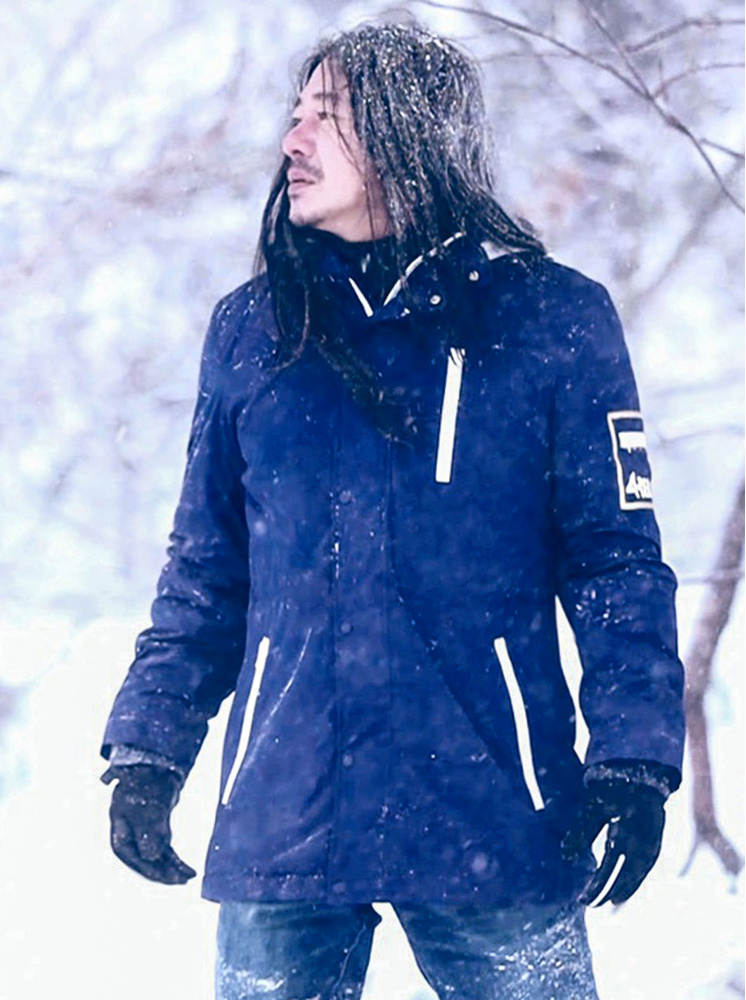 【極地/雪地】男款防水極地外套-深藍