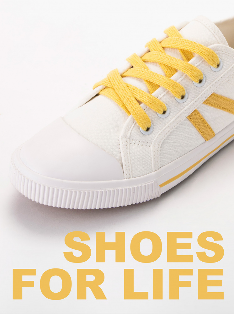 手工帆布鞋(厚底)-復古黃