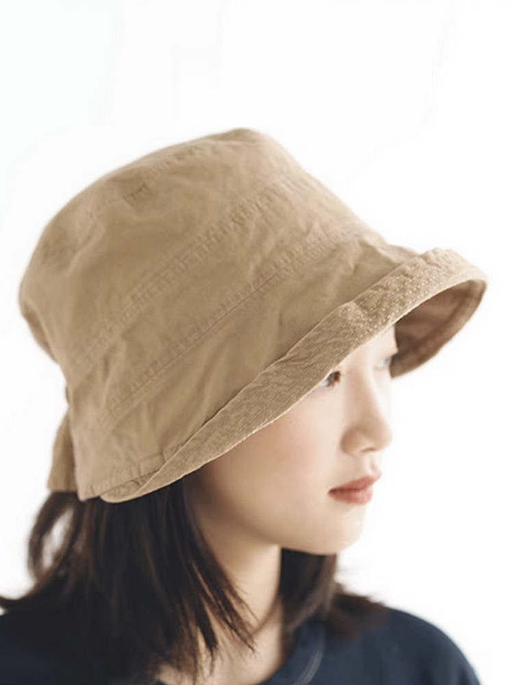 日系百搭漁夫帽-卡其
